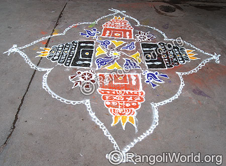 Thulasi Madam Rangoli